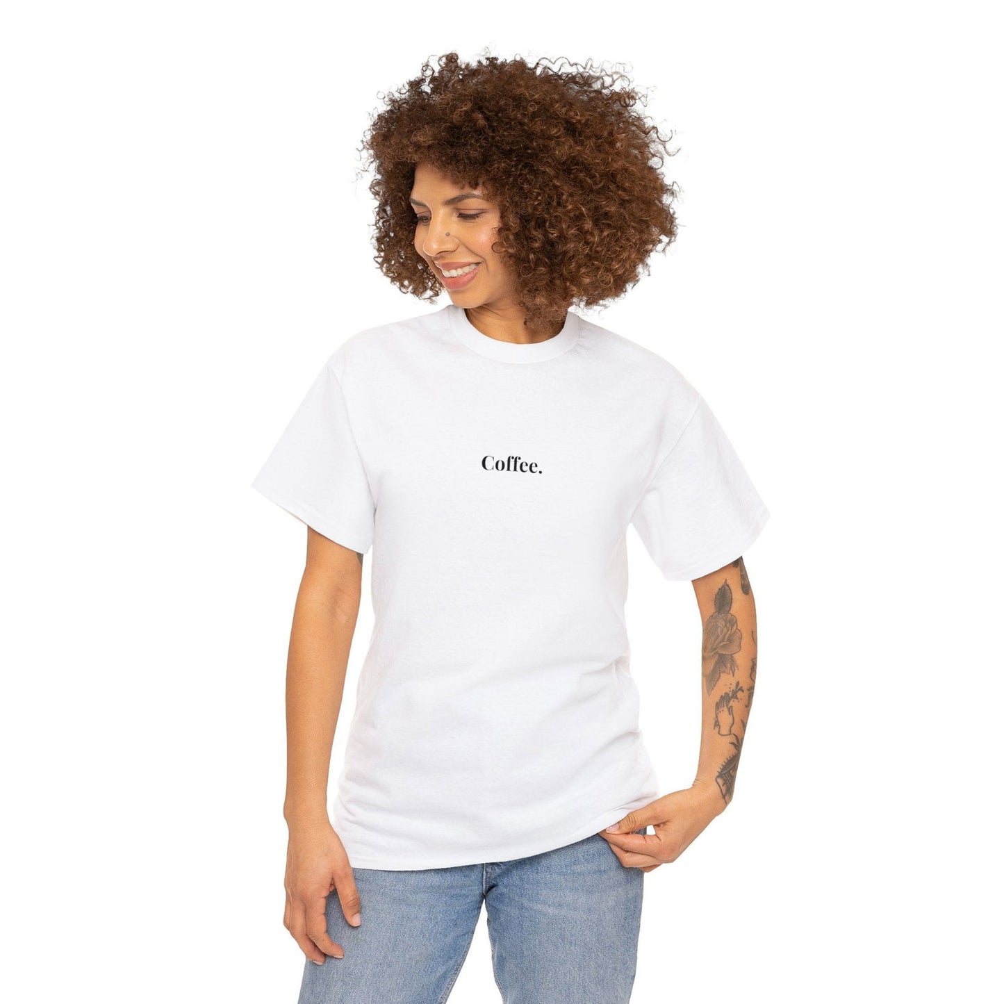 Buy Coffee Lover Unisex Cotton Tee from Contrast Craze, a stylish .
