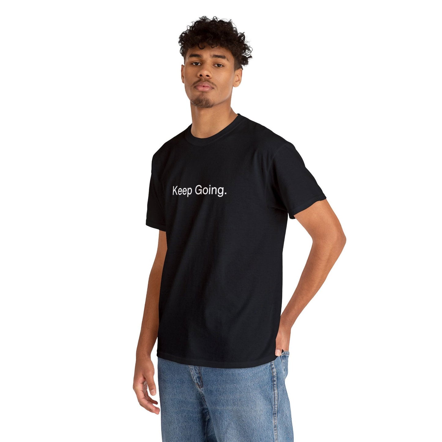 Buy Keep Going Unisex Cotton Tee from Contrast Craze, a stylish .