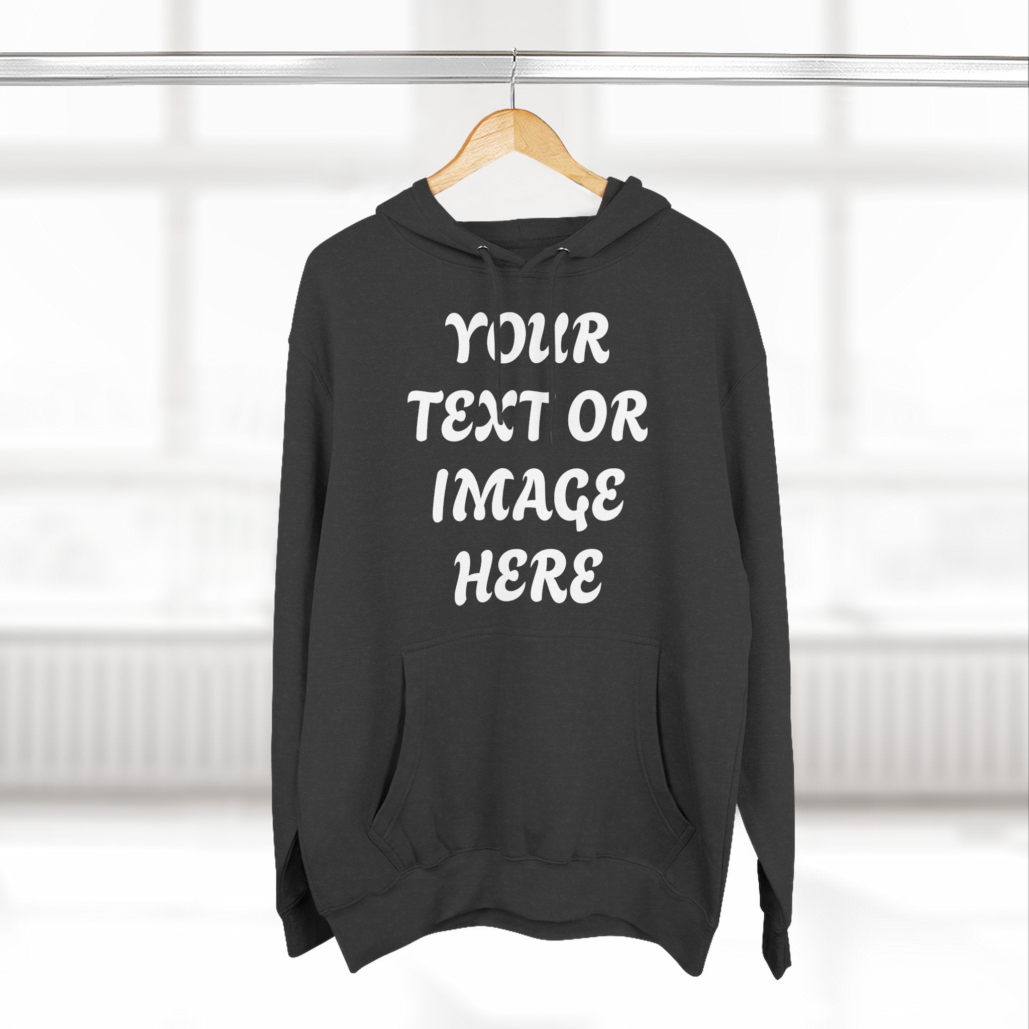 Personalised Premium Fleece Hoodie – Unisex