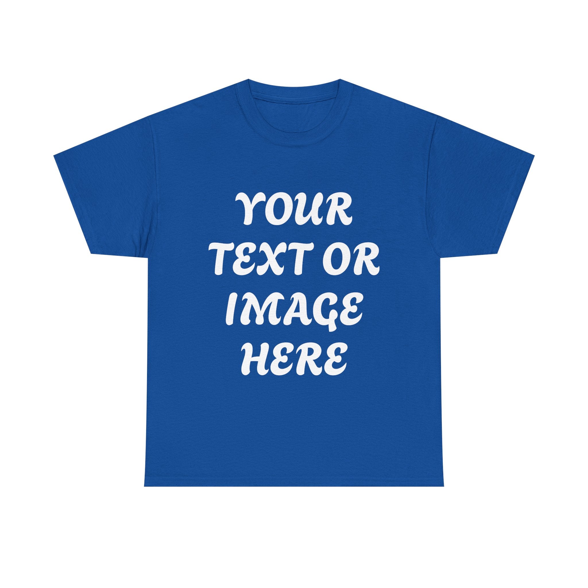 Personalised Heavy Cotton Tee – Unisex Fit