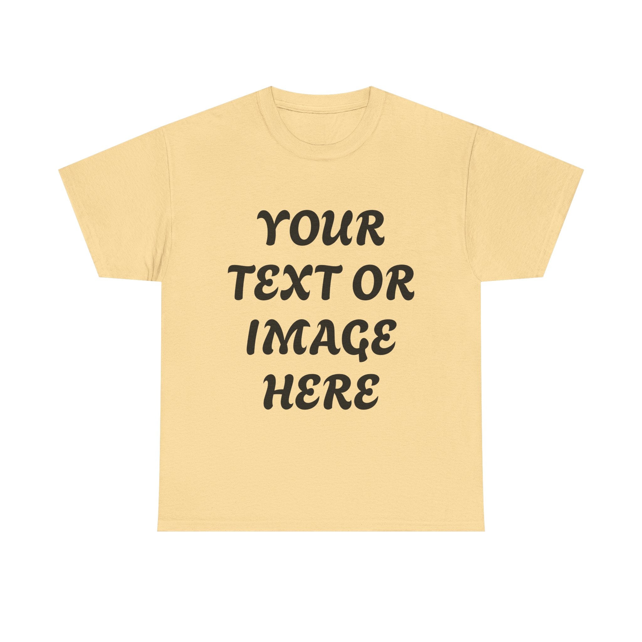 Personalised Heavy Cotton Tee – Unisex Fit