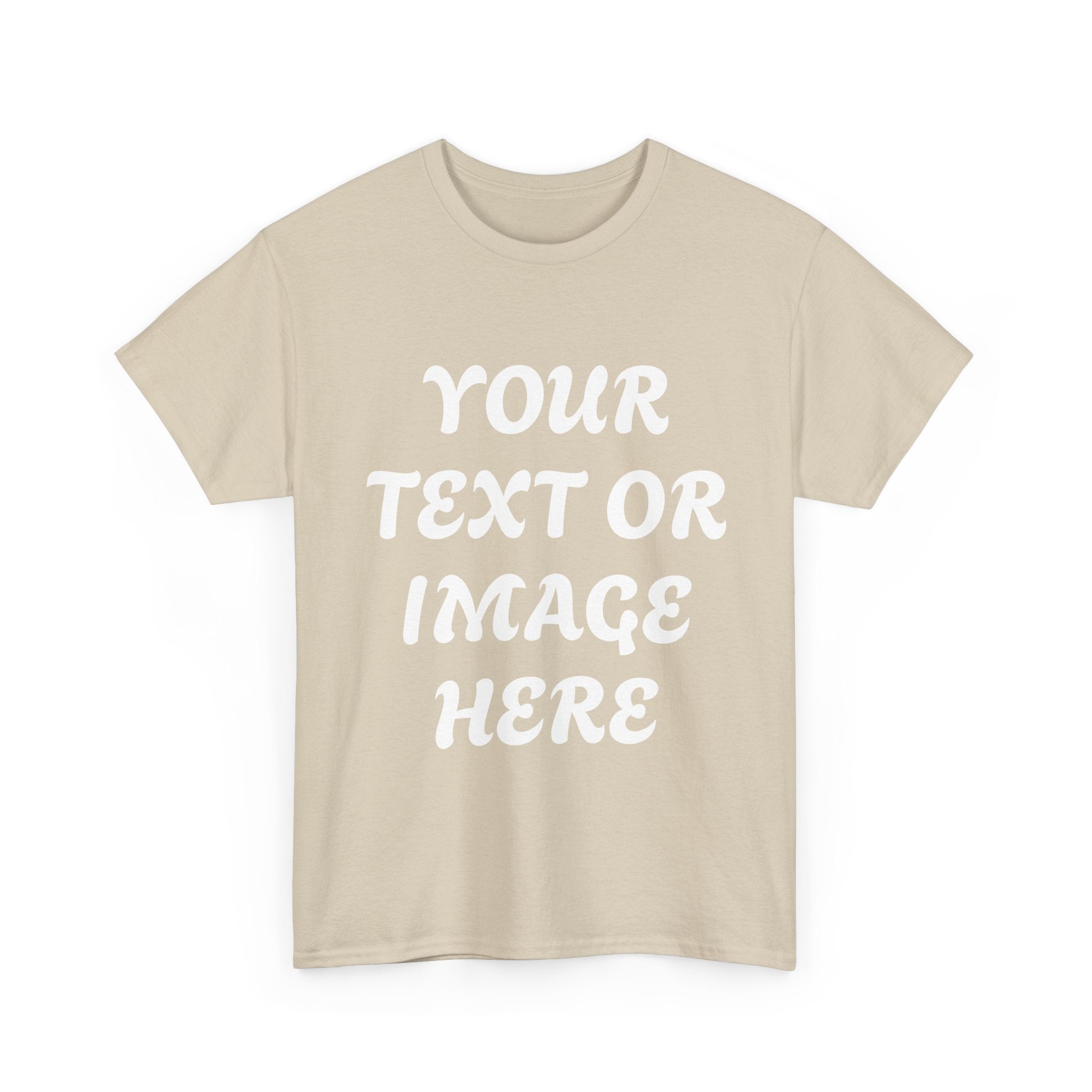 Personalised Heavy Cotton Tee – Unisex Fit
