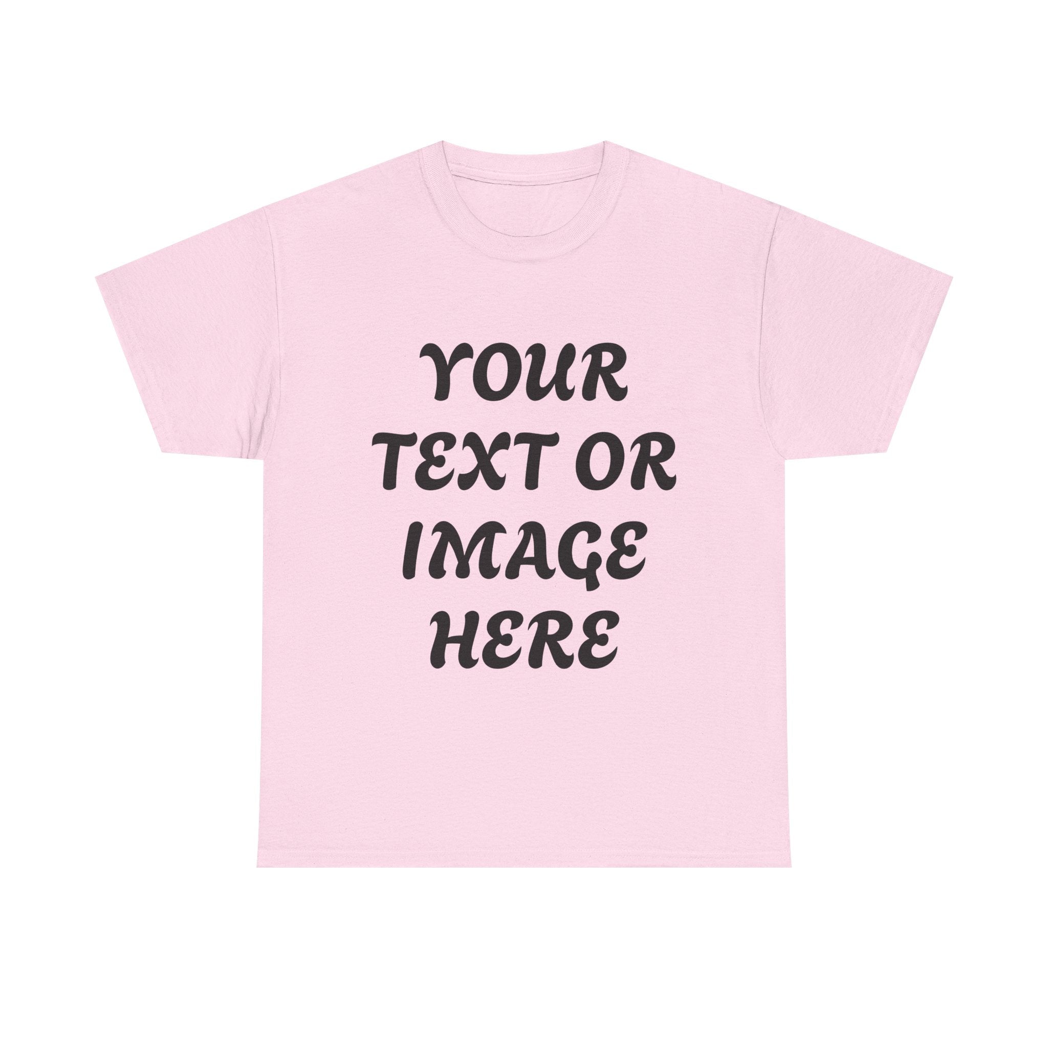 Personalised Heavy Cotton Tee – Unisex Fit