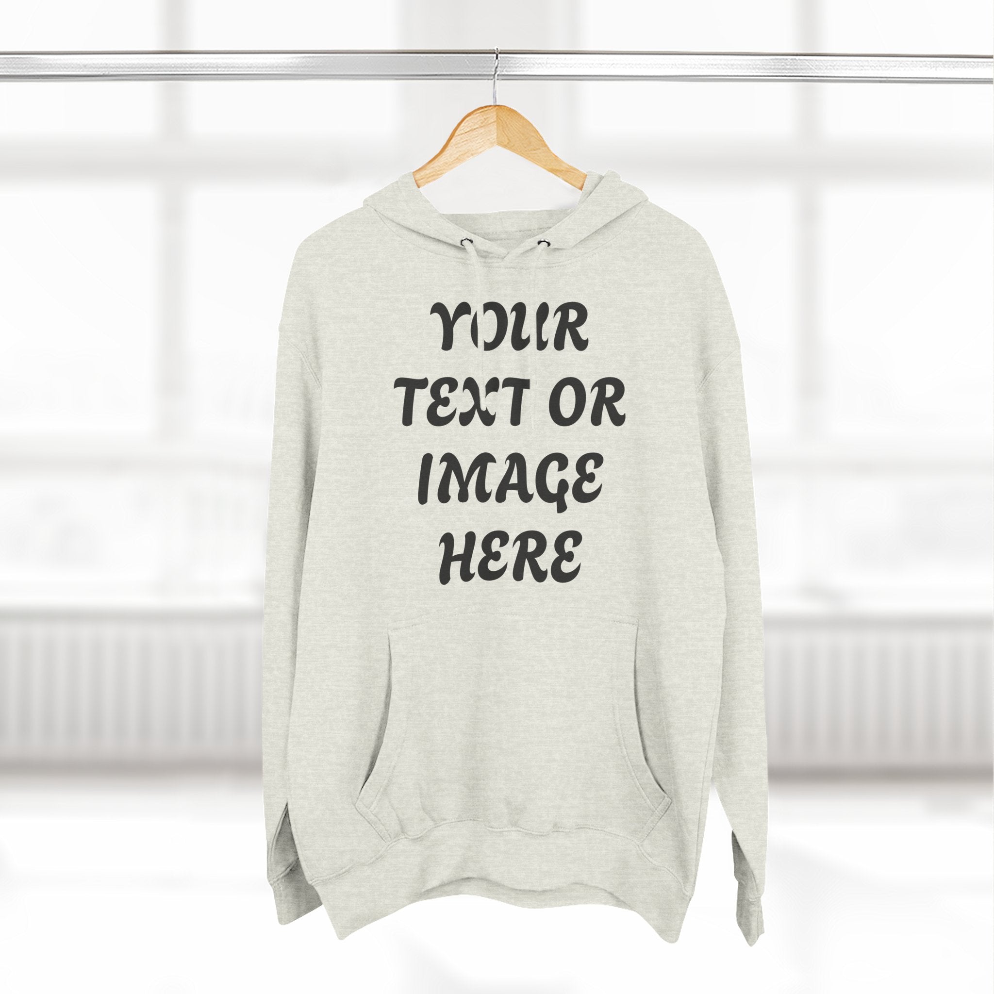 Personalised Premium Fleece Hoodie – Unisex