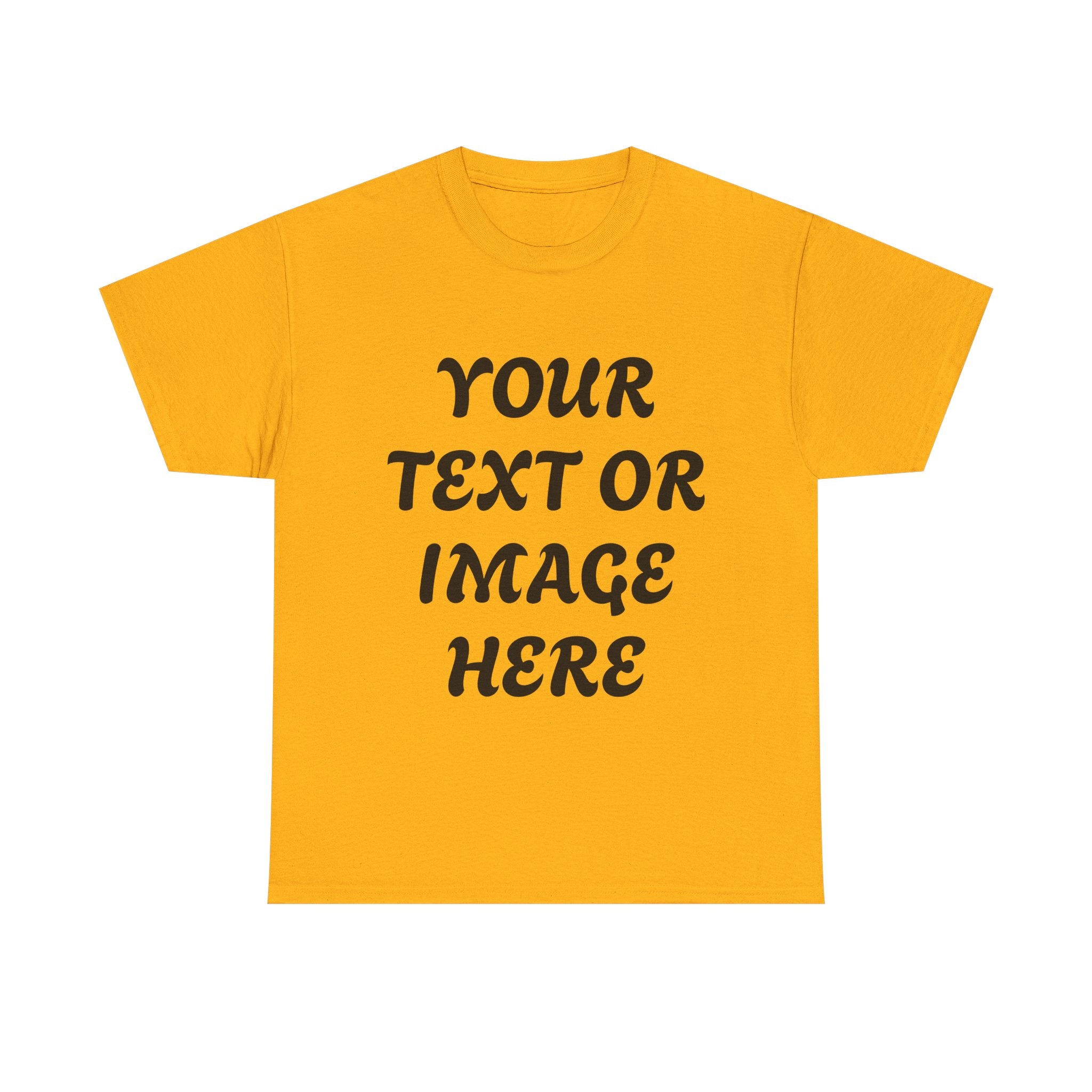 Personalised Heavy Cotton Tee – Unisex Fit