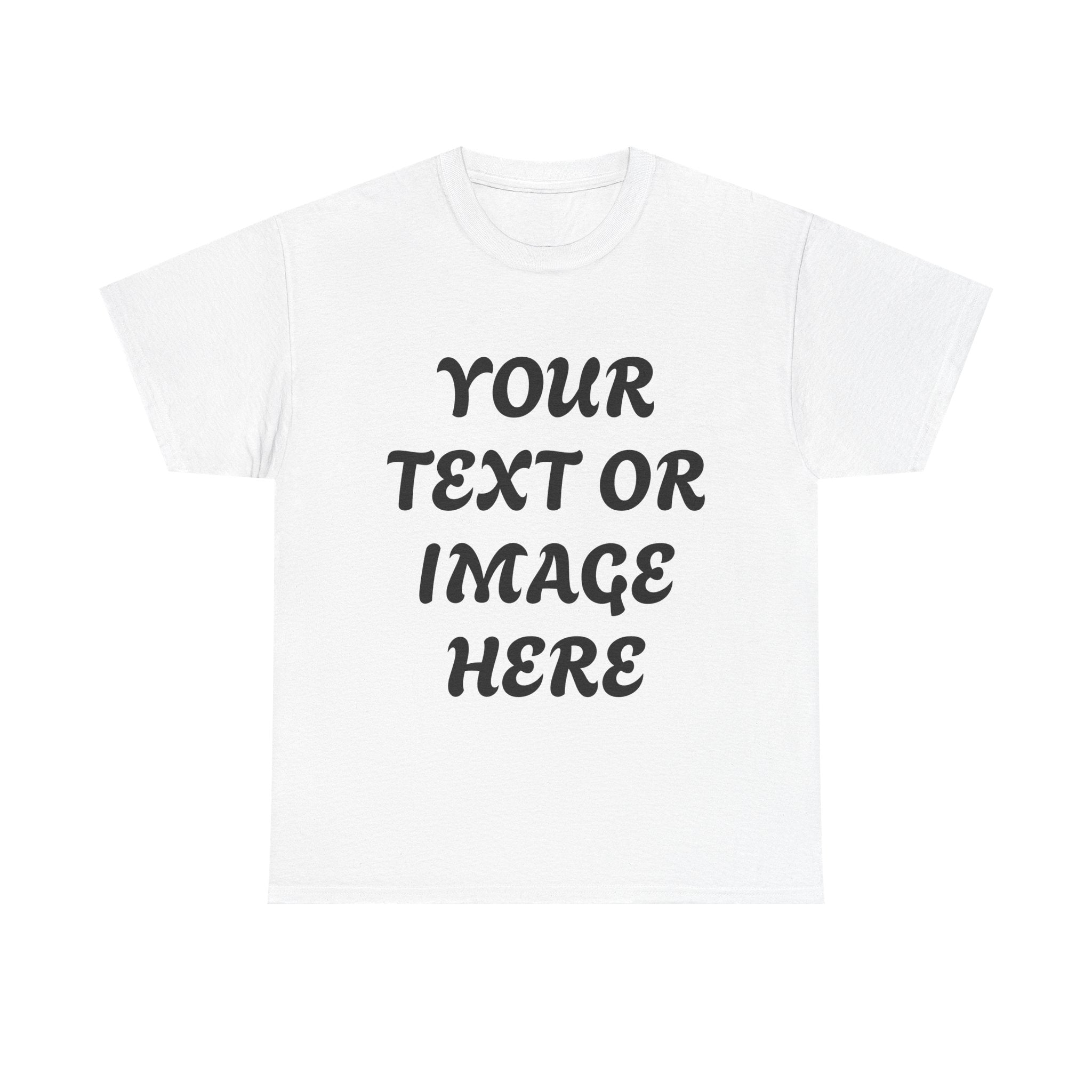 Personalised Heavy Cotton Tee – Unisex Fit