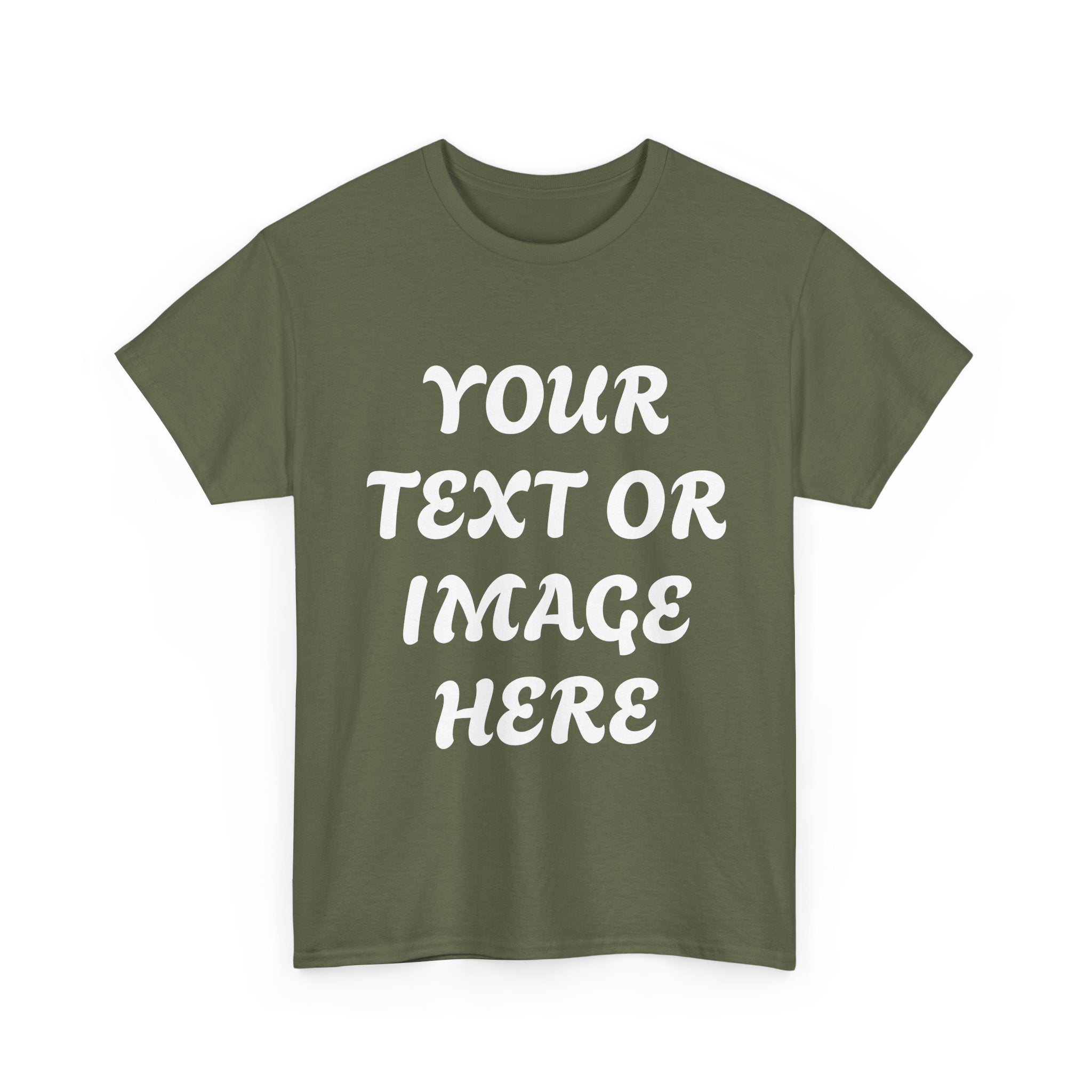 Personalised Heavy Cotton Tee – Unisex Fit