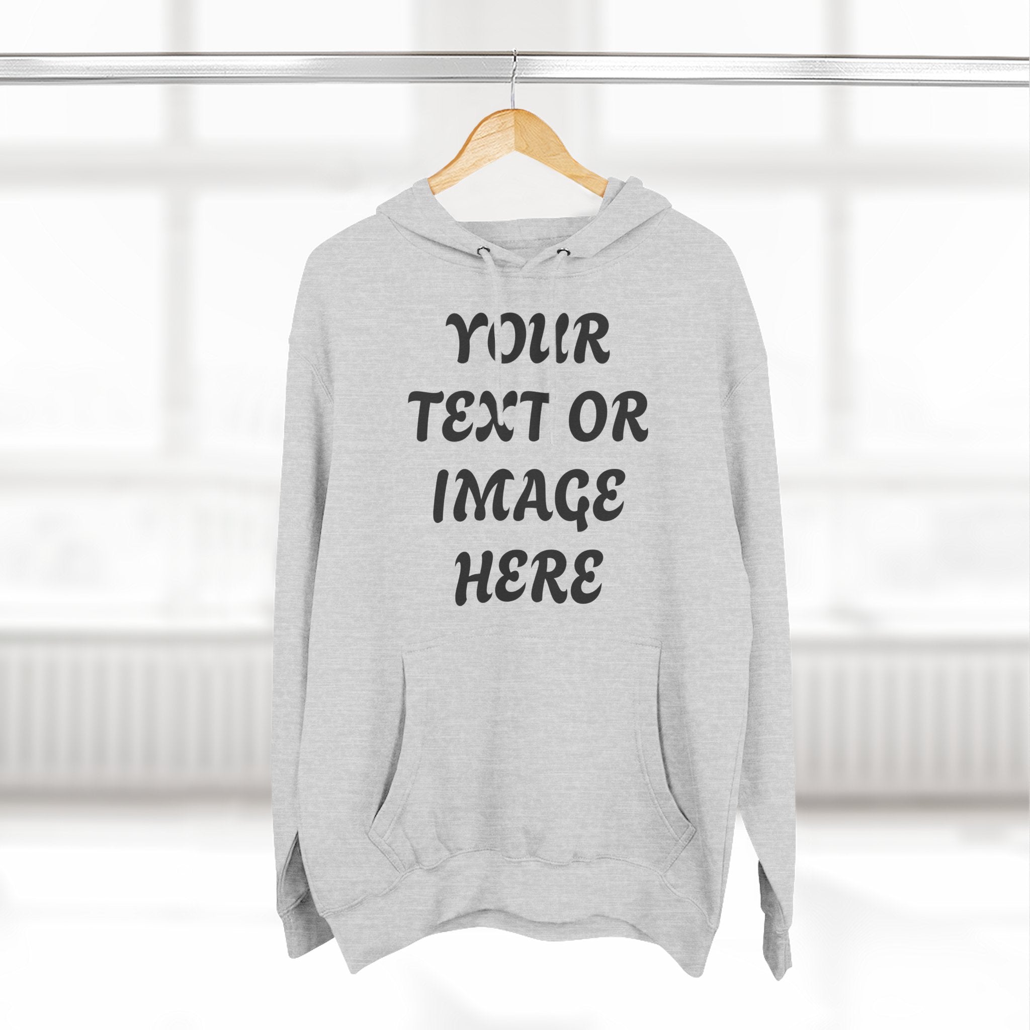 Personalised Premium Fleece Hoodie – Unisex