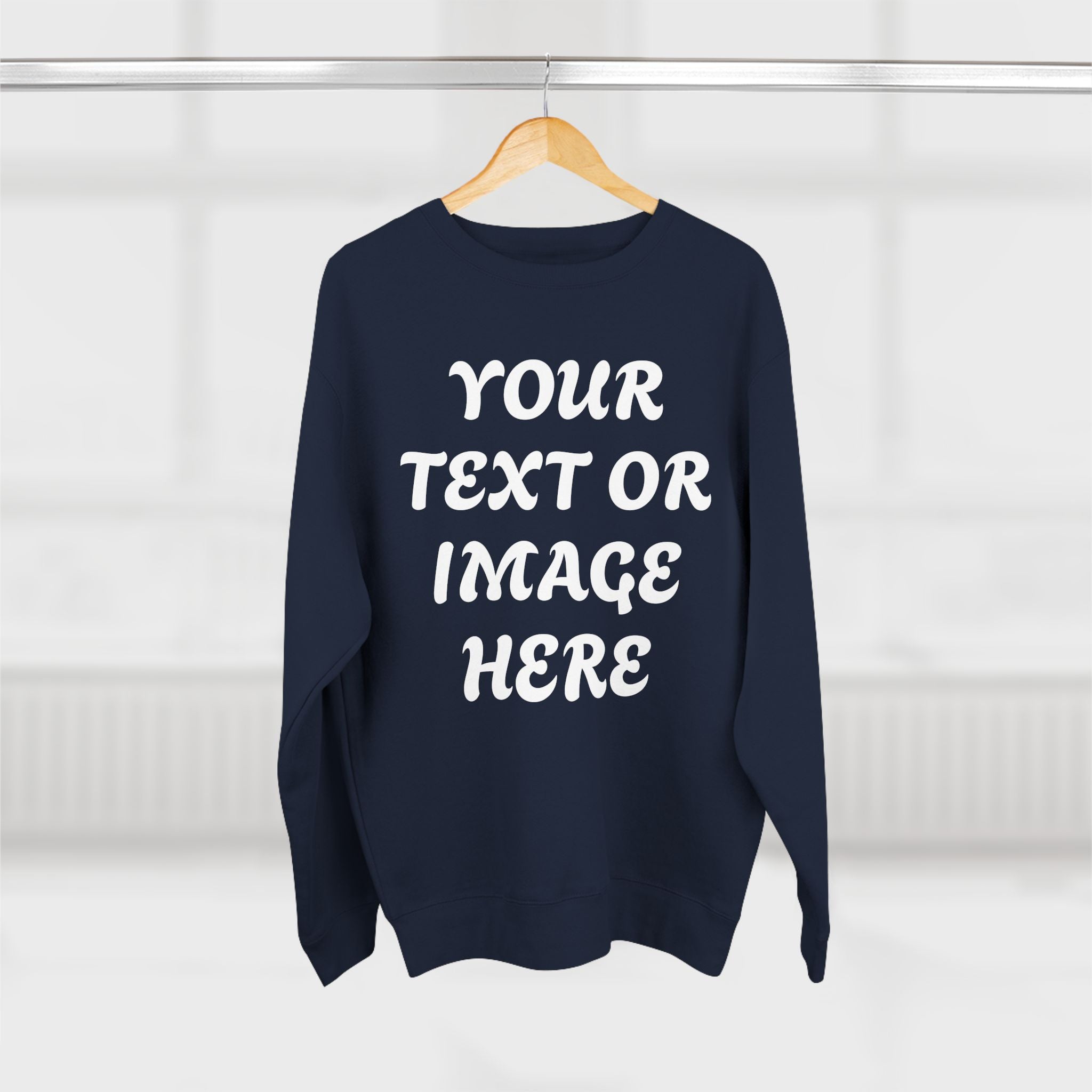 Personalised Premium Crewneck Sweatshirt – Unisex