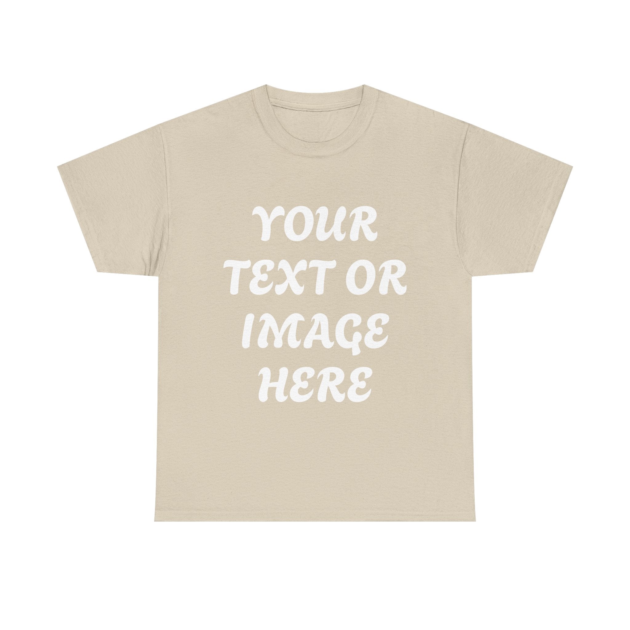 Personalised Heavy Cotton Tee – Unisex Fit