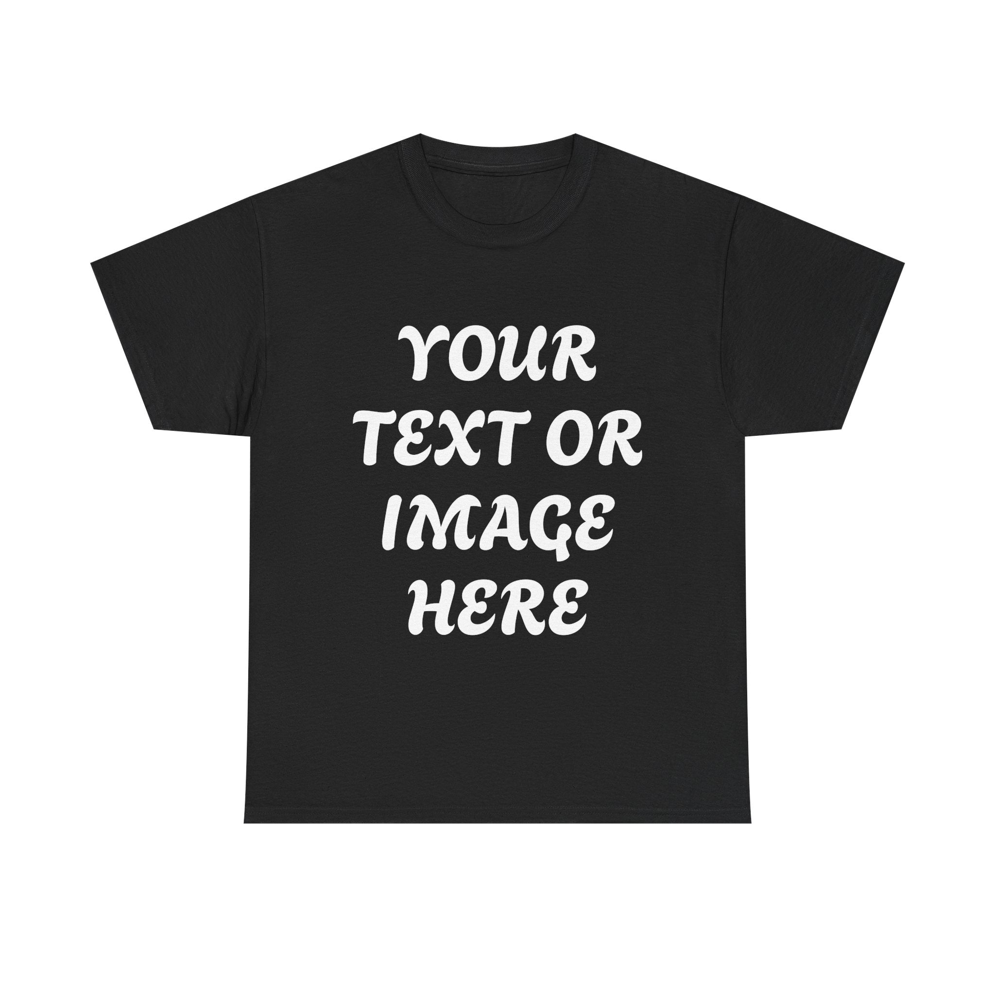 Personalised Heavy Cotton Tee – Unisex Fit