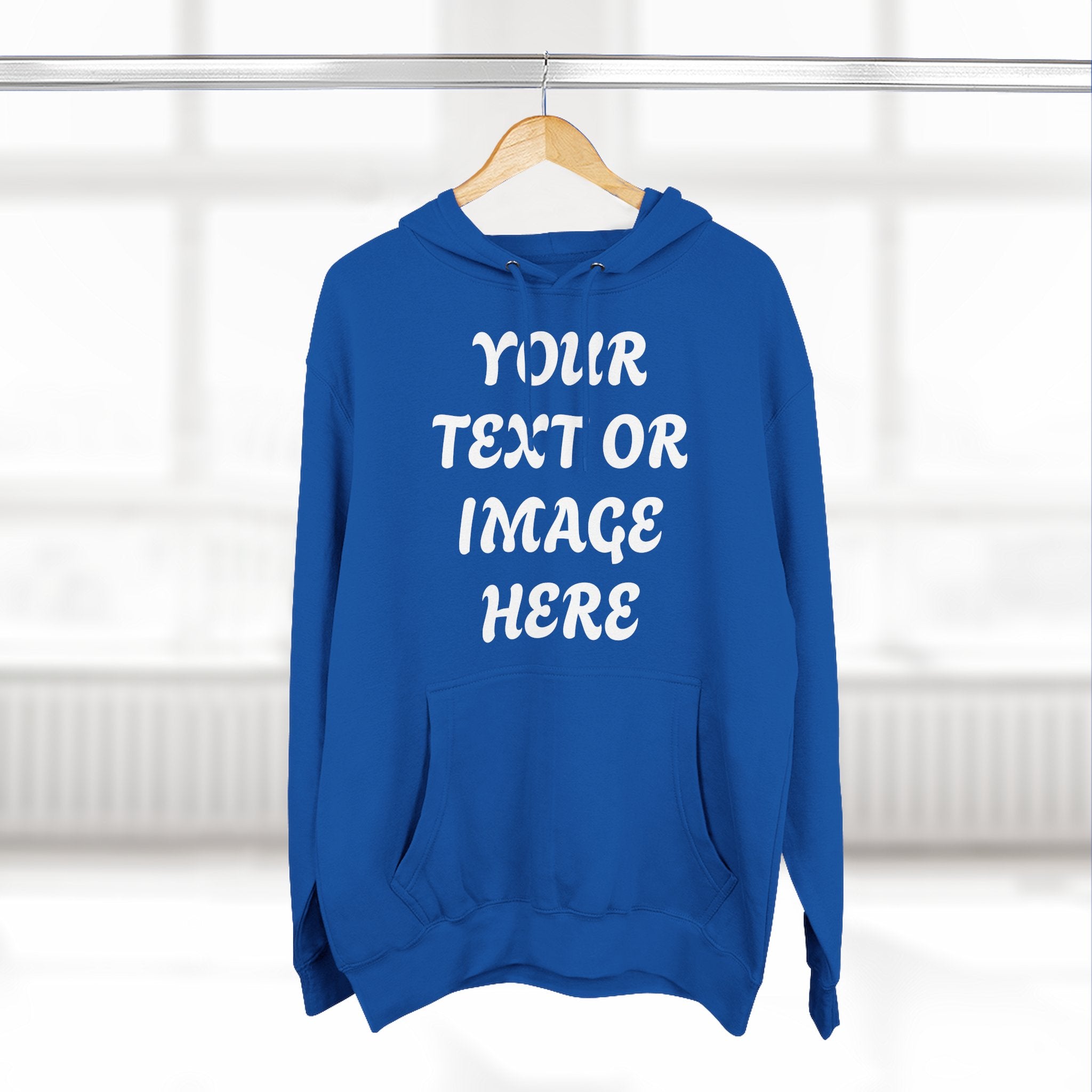 Personalised Premium Fleece Hoodie – Unisex