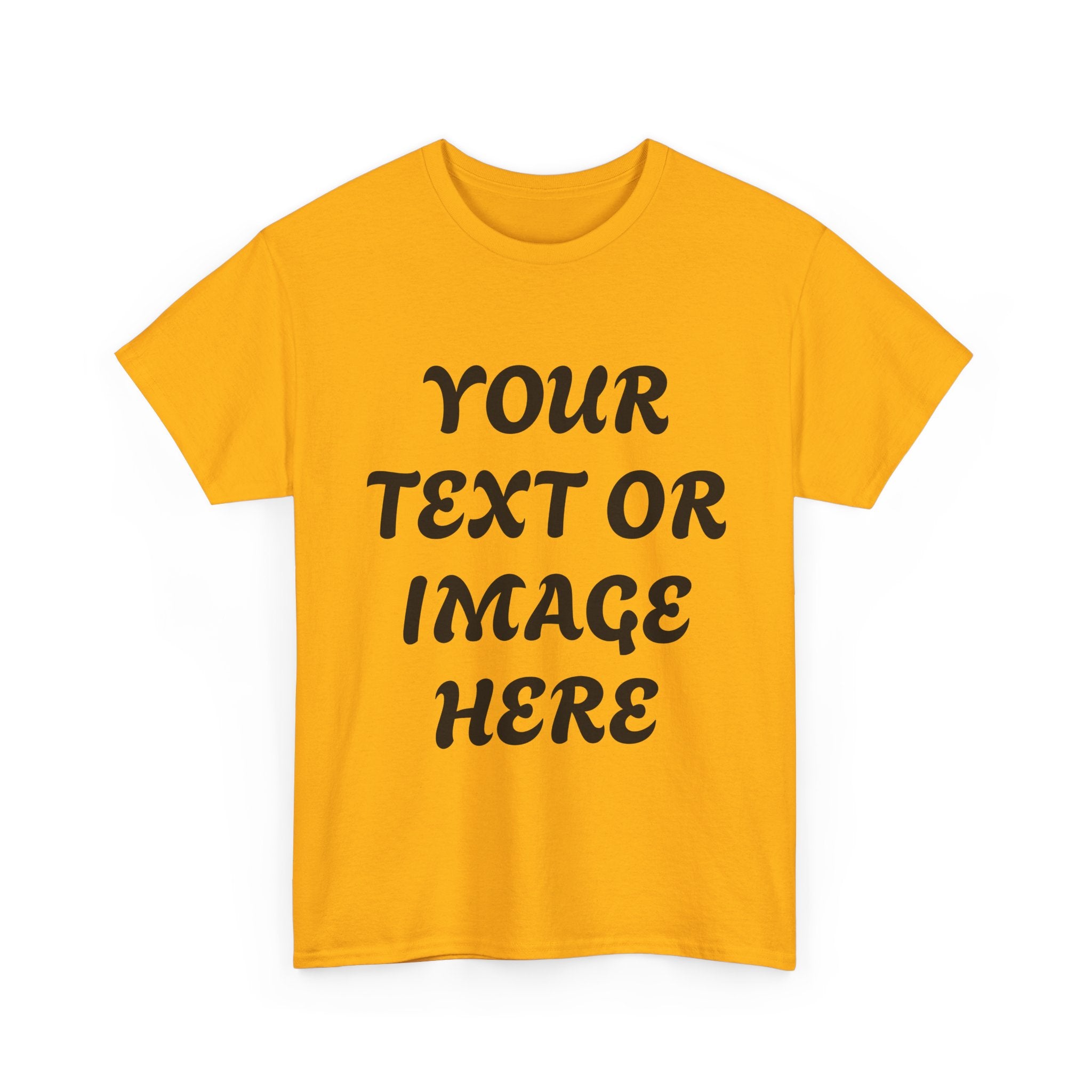 Personalised Heavy Cotton Tee – Unisex Fit