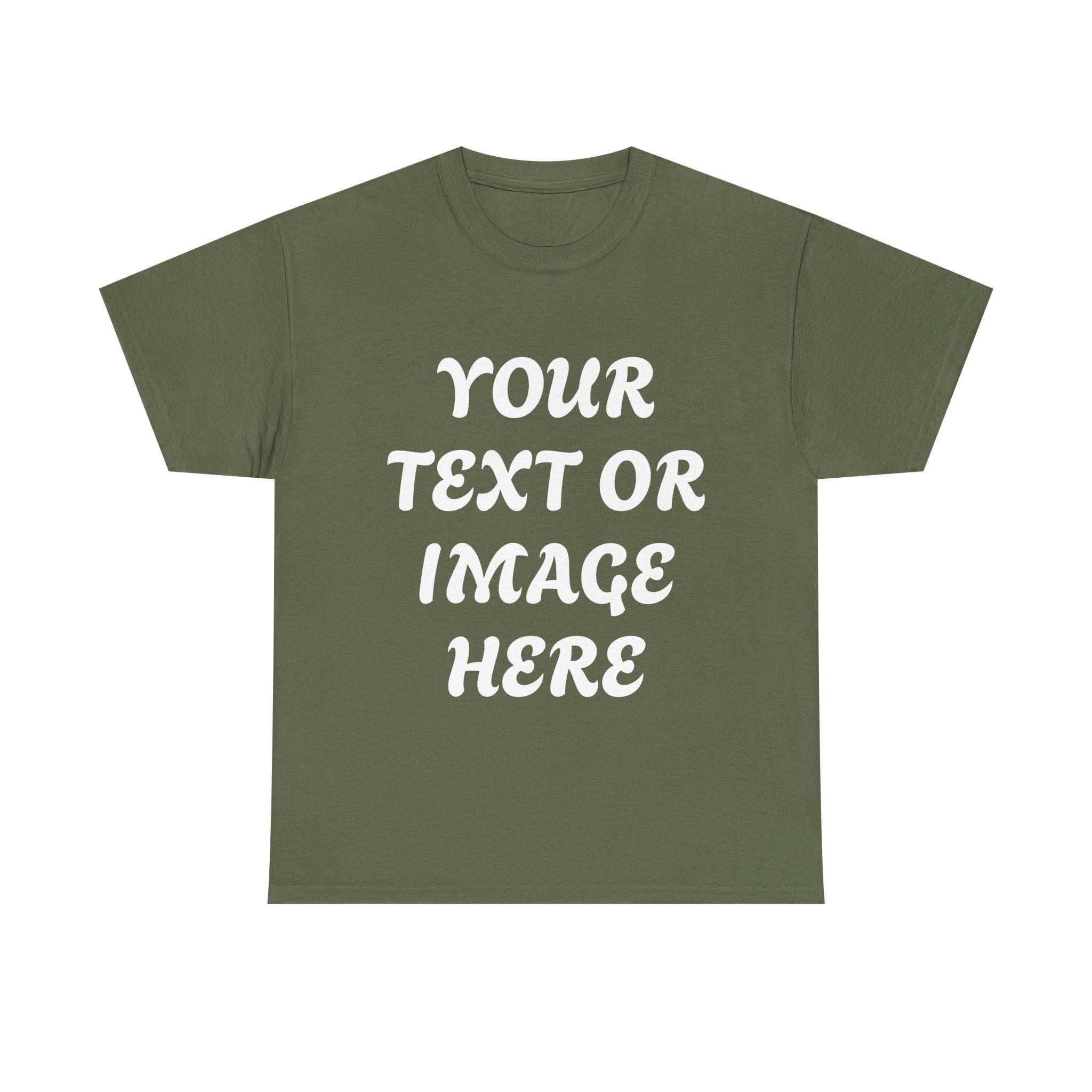 Personalised Heavy Cotton Tee – Unisex Fit