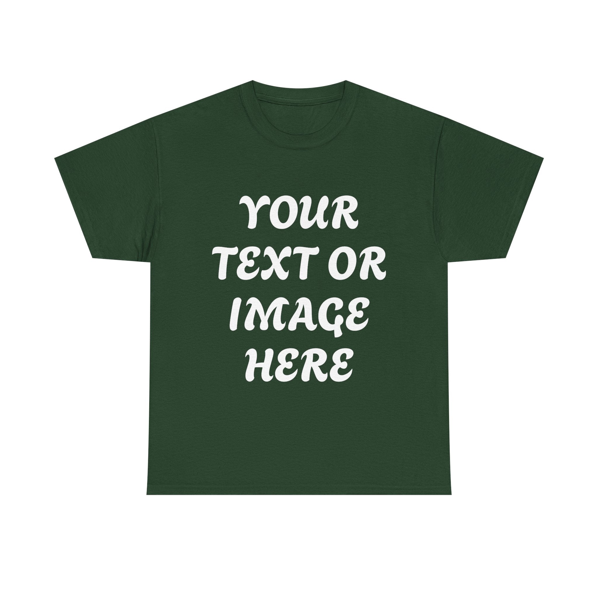 Personalised Heavy Cotton Tee – Unisex Fit