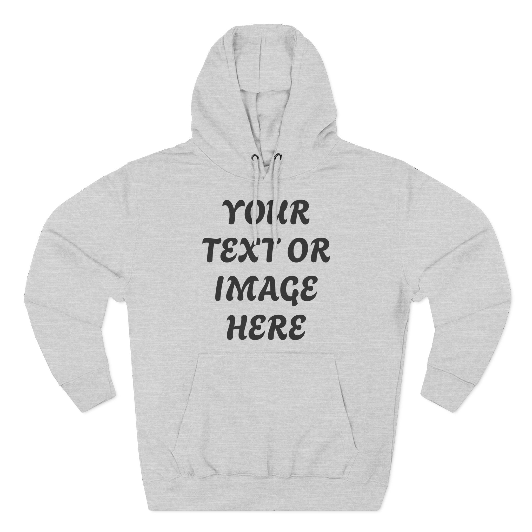Personalised Premium Fleece Hoodie – Unisex