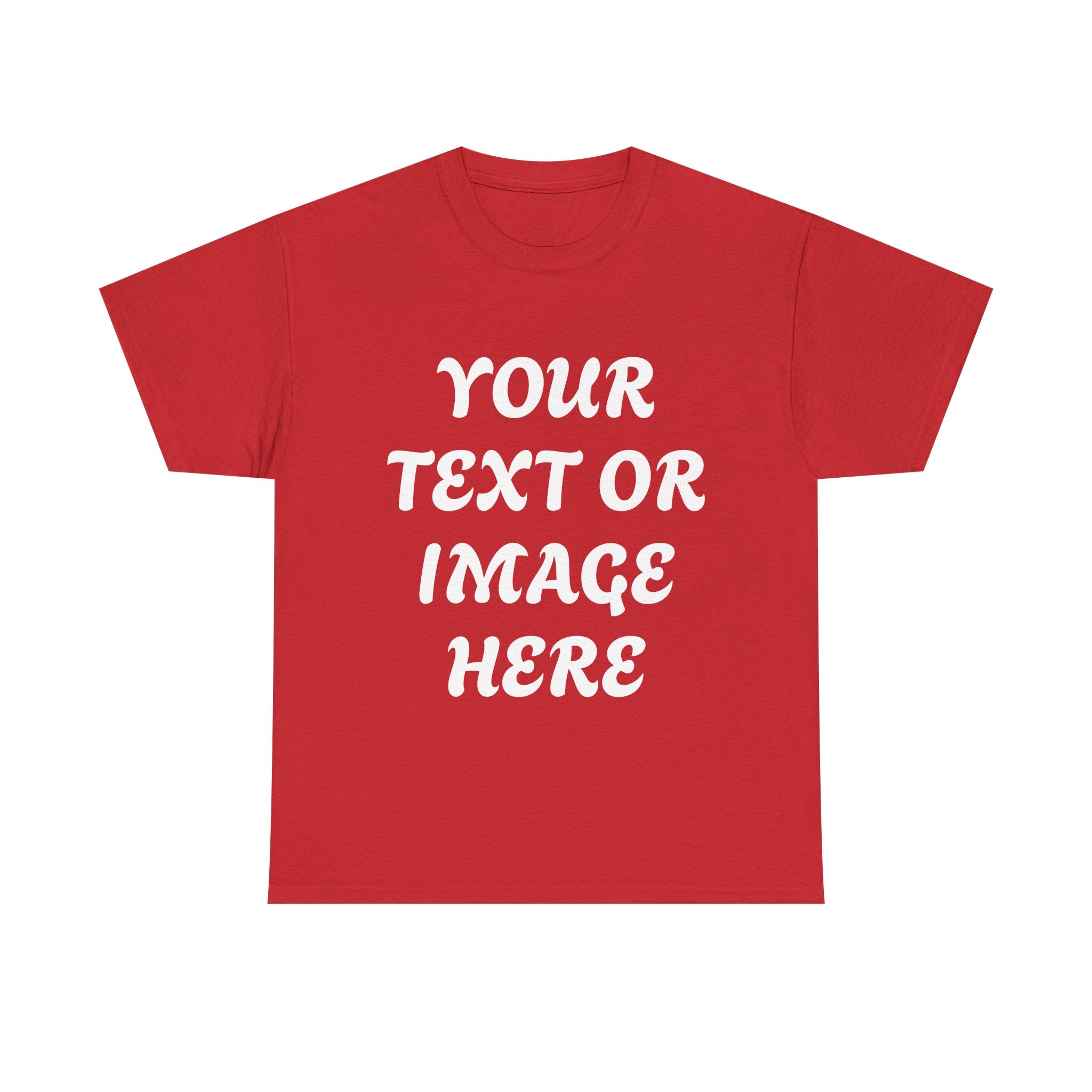 Personalised Heavy Cotton Tee – Unisex Fit