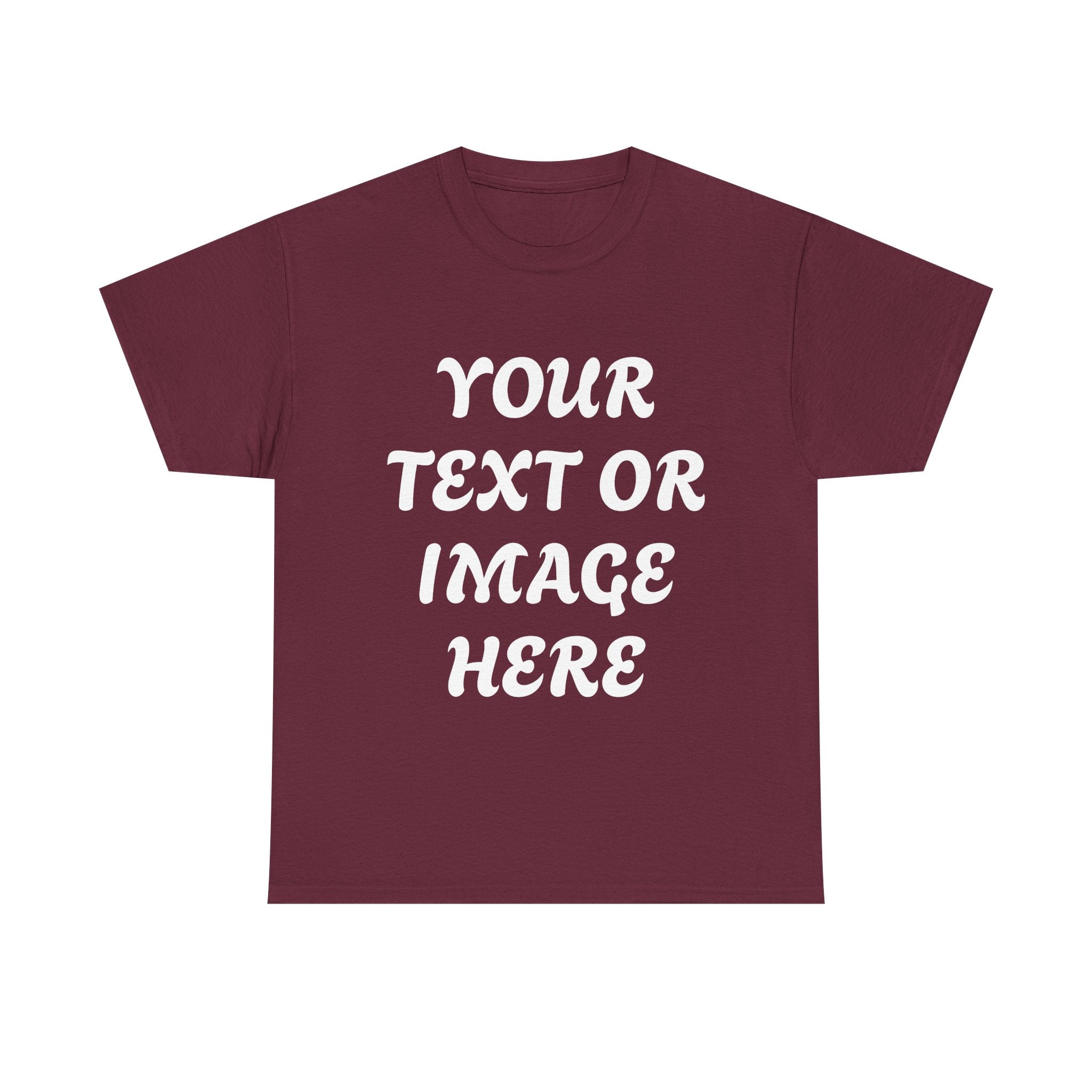 Personalised Heavy Cotton Tee – Unisex Fit