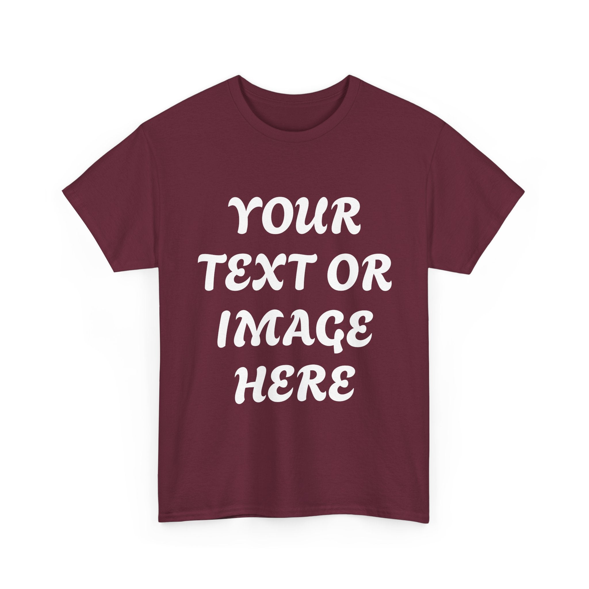 Personalised Heavy Cotton Tee – Unisex Fit