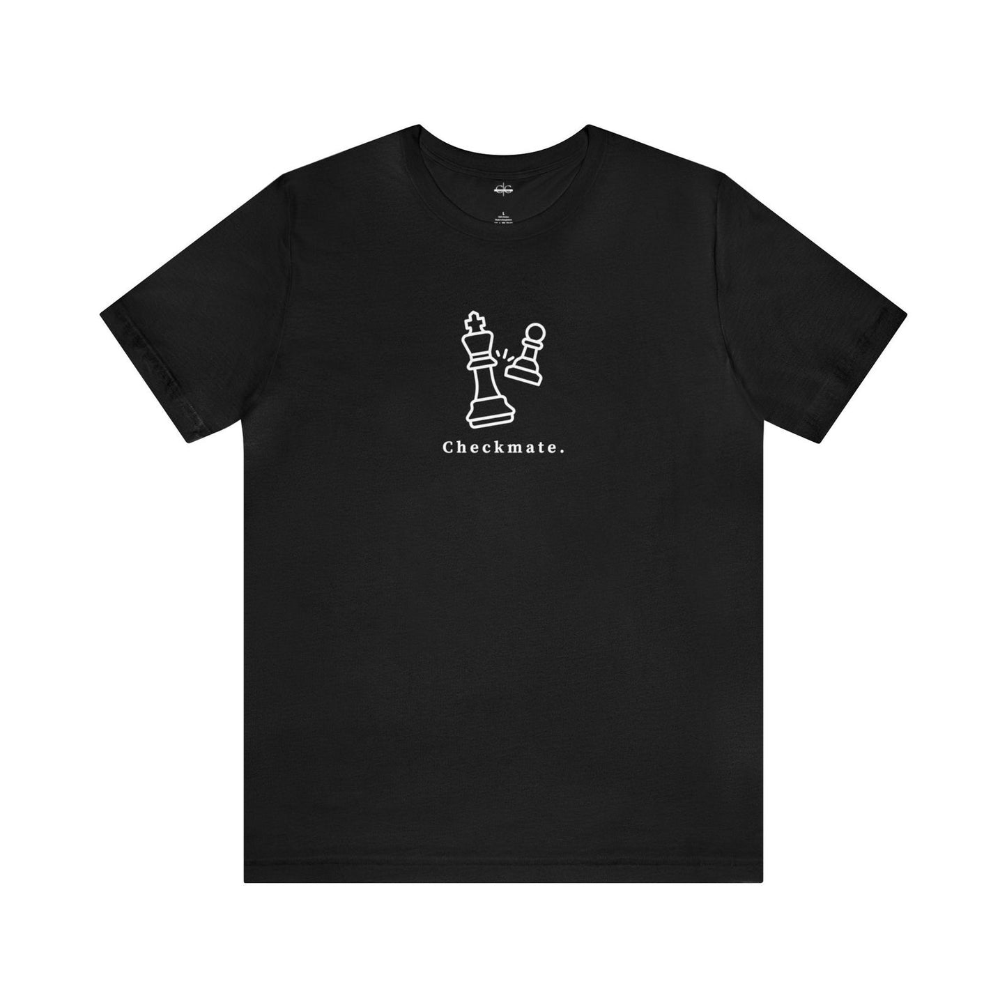Buy Checkmate Black Unisex Tee from Contrast Craze, a stylish .
