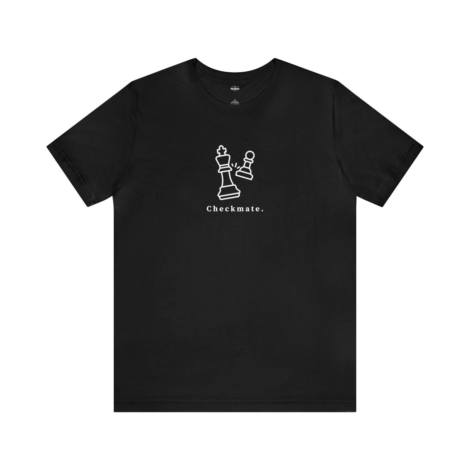 Buy Checkmate Black Unisex Tee from Contrast Craze, a stylish .