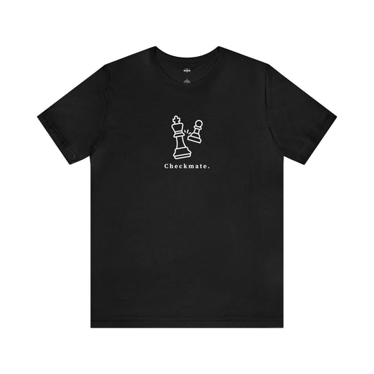 Buy Checkmate Black Unisex Tee from Contrast Craze, a stylish .