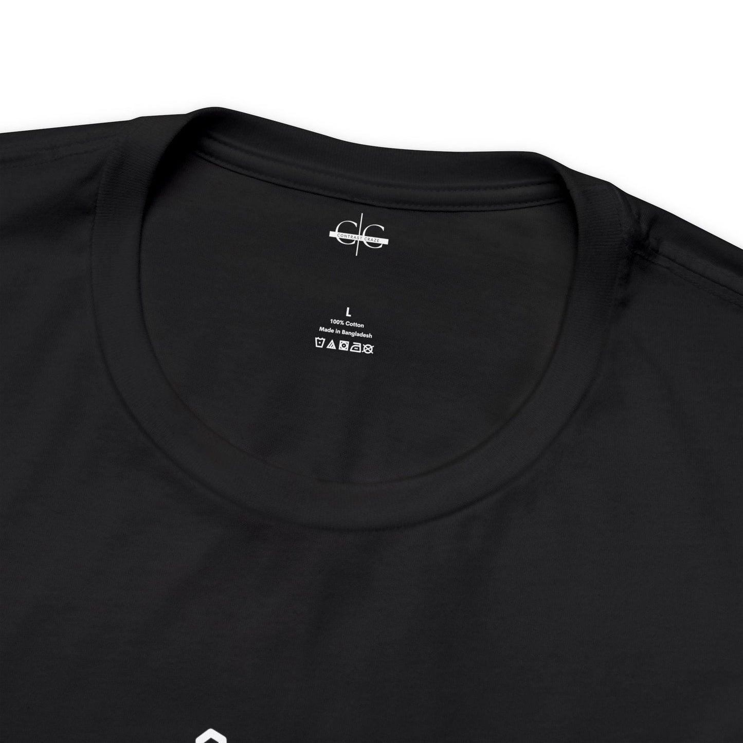 Buy Checkmate Black Unisex Tee from Contrast Craze, a stylish .
