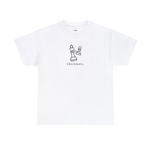 Buy Checkmate Unisex Cotton T-Shirt from Contrast Craze, a stylish .