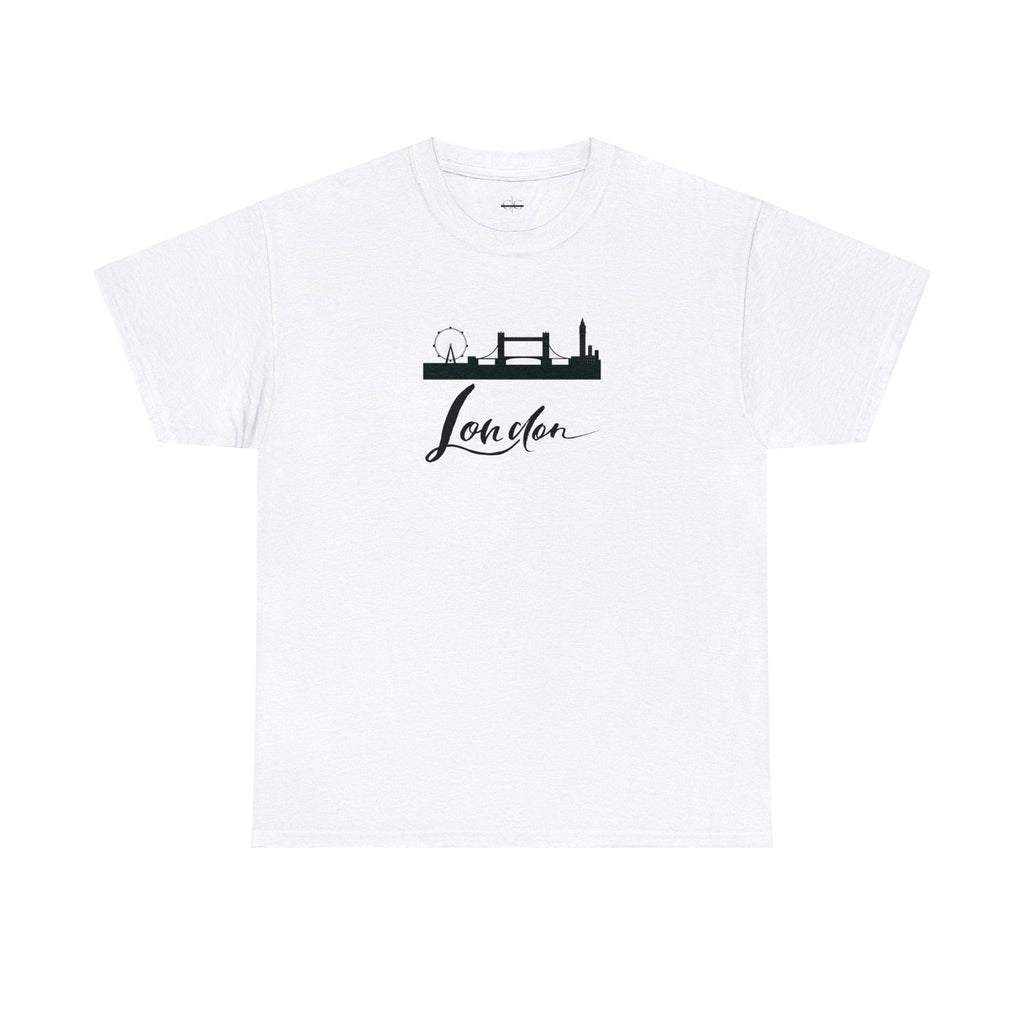 Buy City Of London White Unisex Cotton Tee from Contrast Craze, a stylish .