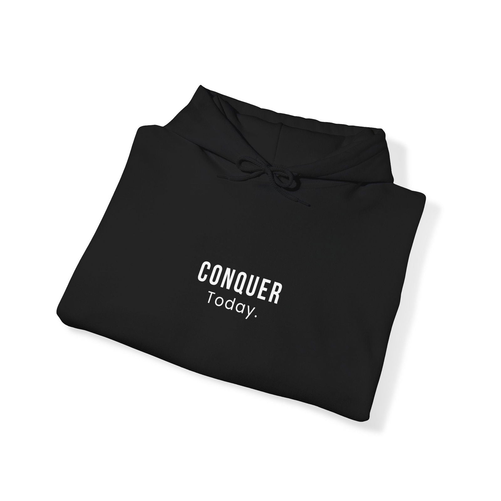 Buy Conquer Today Unisex Hoodie from Contrast Craze, a stylish .