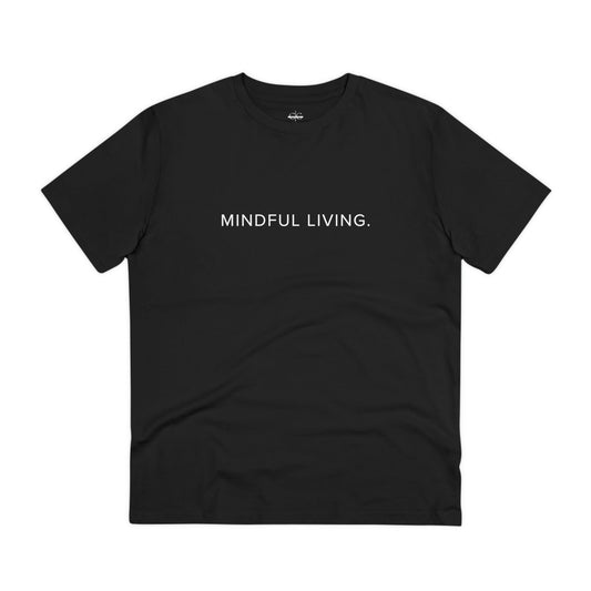 Buy Mindful Living Organic Cotton T-Shirt from Contrast Craze, a stylish .