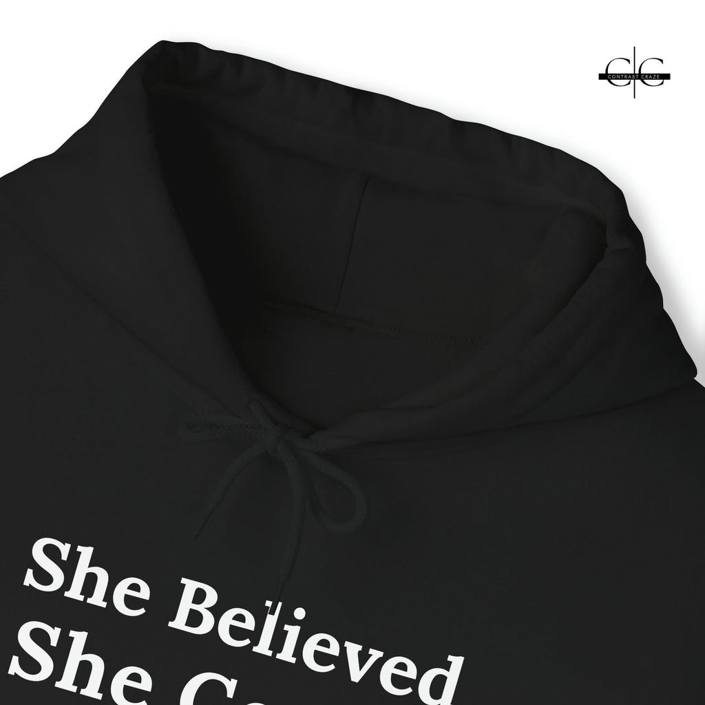 Buy She Believed She Could, So She Did Women Hoodie from Contrast Craze, a stylish .