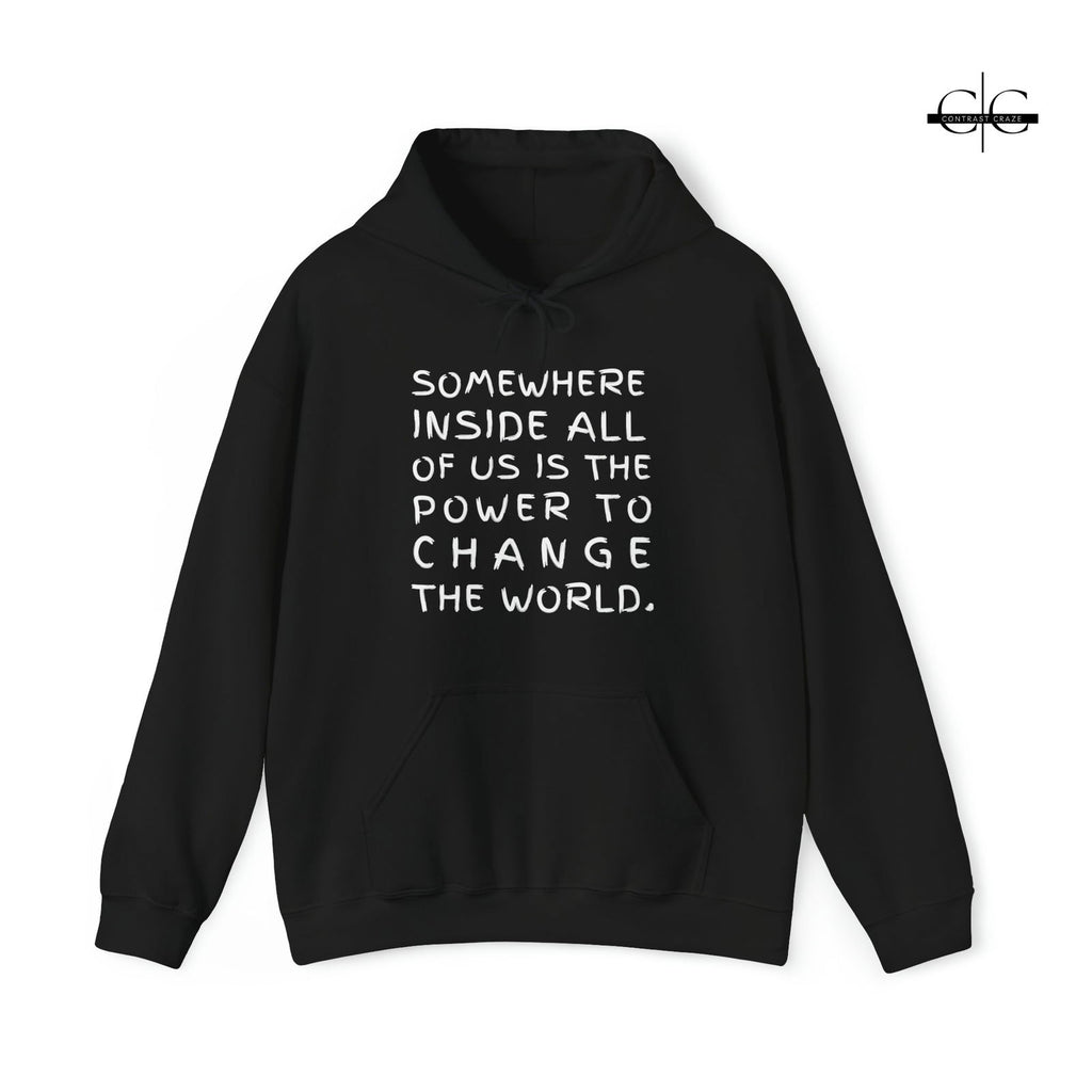 Buy Somewhere Inside Us Unisex Hoodie from Contrast Craze, a stylish .
