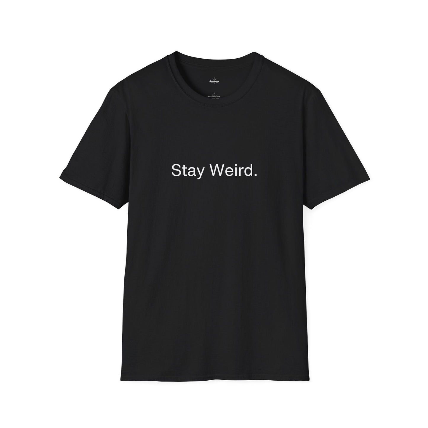 Buy Stay Weird Unisex Soft-Style T-Shirt from Contrast Craze, a stylish .