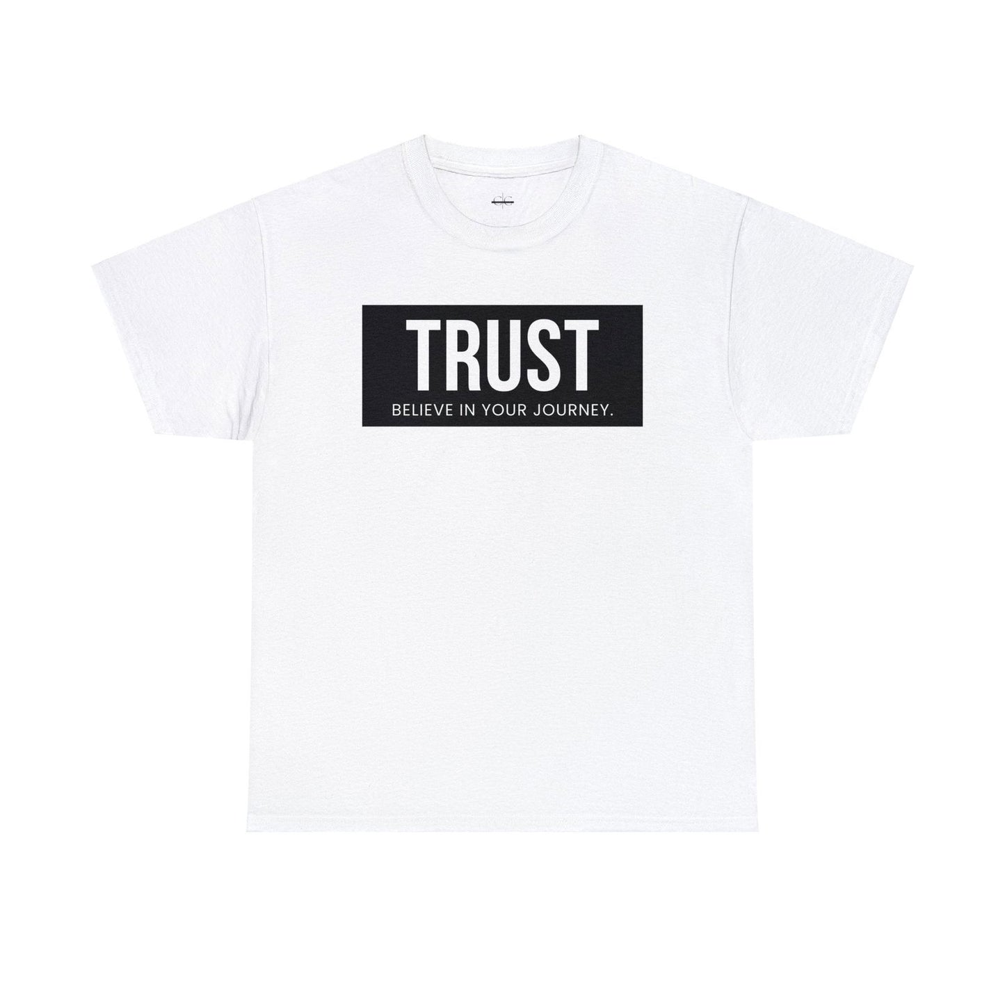 Buy Trust: Believe In Your Journey Unisex Cotton Tee from Contrast Craze, a stylish .